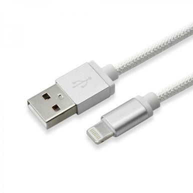 CABLE SBOX USB - iPh.7 M/M 1.5M Blister Silver