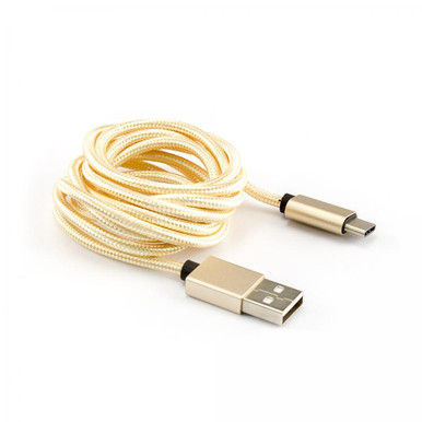 CABLE SBOX USB-TYPE C M/M 1.5M Fruity Gold