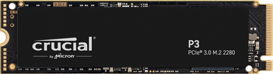 SSD Crucial P3 2TB M.2 PCI Express 3.0 NVMe 3D NAND read/write: 3500/3000 CT2000P3SSD8T