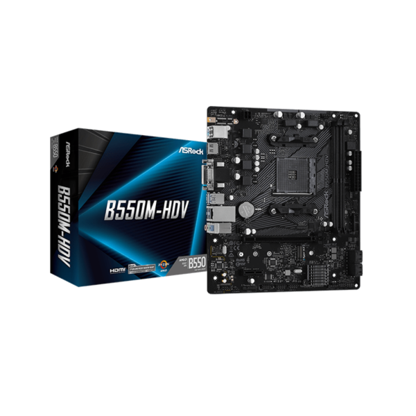 ASRock MOTHERBOARD AM4 Micro-ATX - B550M-HDV