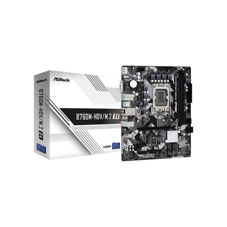MOTHERBOARD RAPTOR LAKE Intel Socket 1700 M-ATX DDR5/ DDR4 - B760M-HDV/M.2 D4