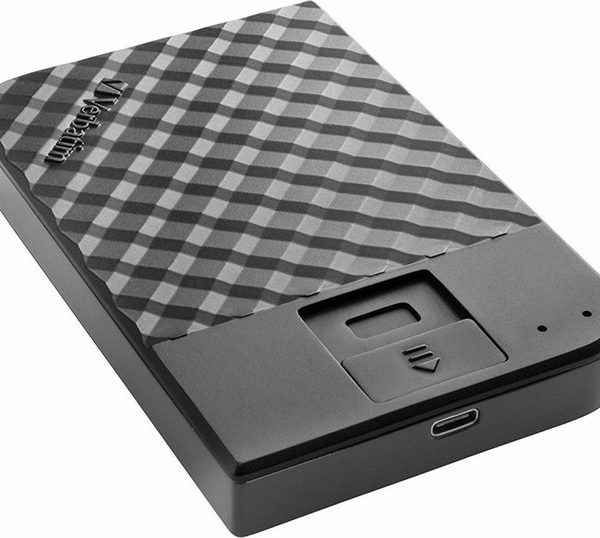 VERBATIM FINGERPRINT SECURE HDD 2,5" (6.35CM) 1TB USB 3.2 GEN 1, 256-bit AES ENCRYPTION
