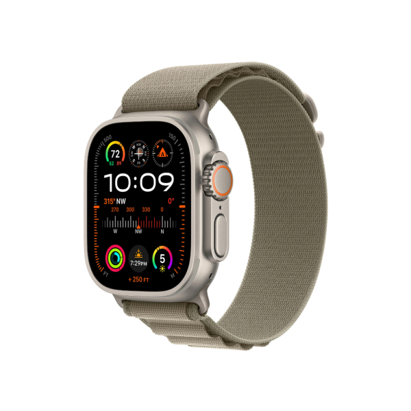 APPLE WATCH ULTRA 2 49 MM TITANIUM OLIVE APLINE LOOP