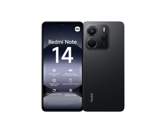 XIAOMI REDMI NOTE 14S - 12,512 GB - MIDNIGHT BLACK