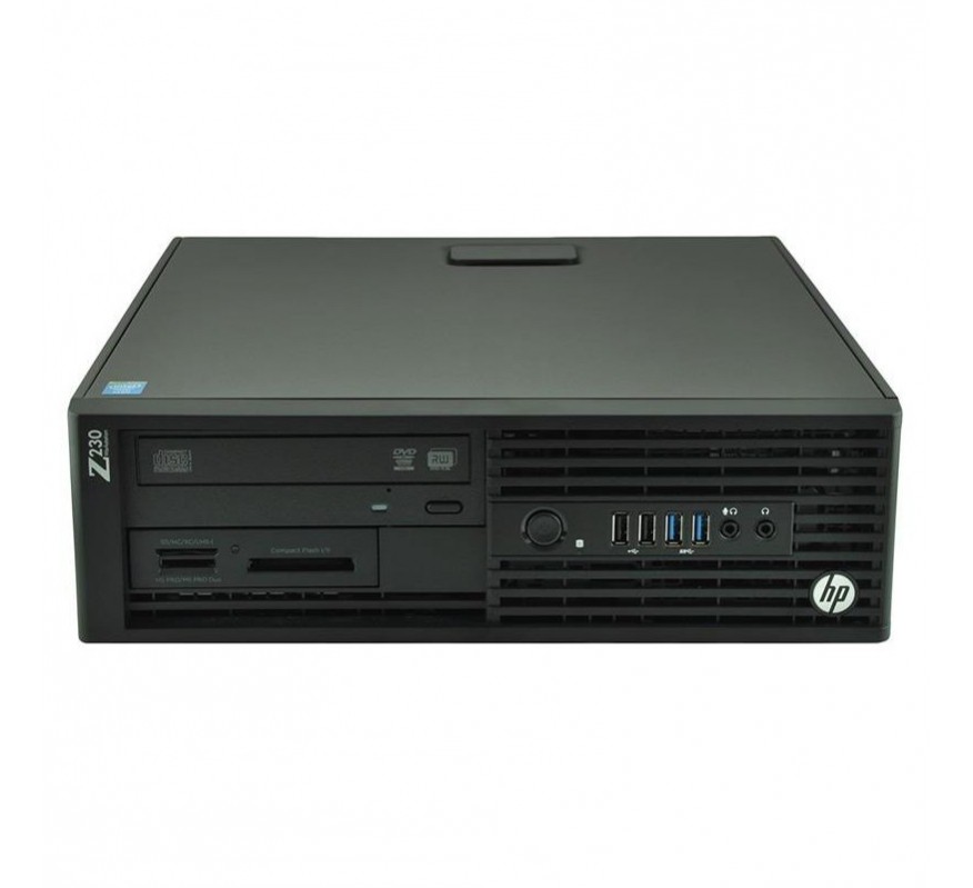wshp099 HP Z230 SFF - RAM 32GB - PROC XEON QUAD - SSD 256 GB