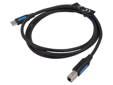 USB 2.0 printer cable male type C to male B 1 m CQUBF