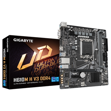 GIGABYTE H610M H V3 DDR4 Motherboard Intel H610 Express LGA 1700 micro ATX H610M H V3 DDR4