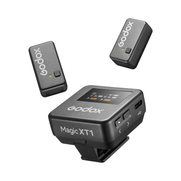 Godox Magic XT1-C 2-Person Wireless Microphone System with USB-C Adapter