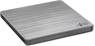 Hitachi-LG GP60 DVDRW External DVD-Burner HLDS GP60NS60 Slim USB Silver GP60NS60.AUAE12S
