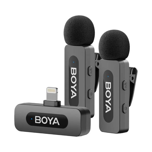 Boya BY-V2 Iphone Dual Wireless Microphone