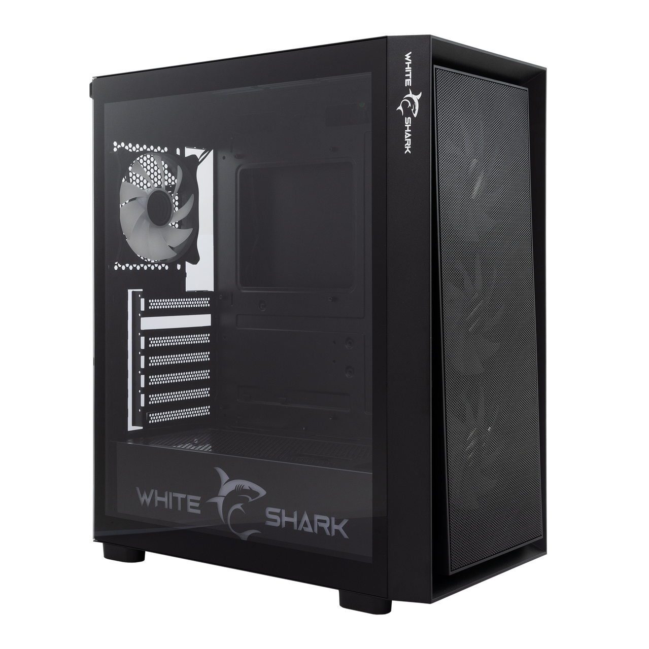 White Shark CASE GCC-2401 WARHEAD-3 Black / 4 Fans 12cm RGB