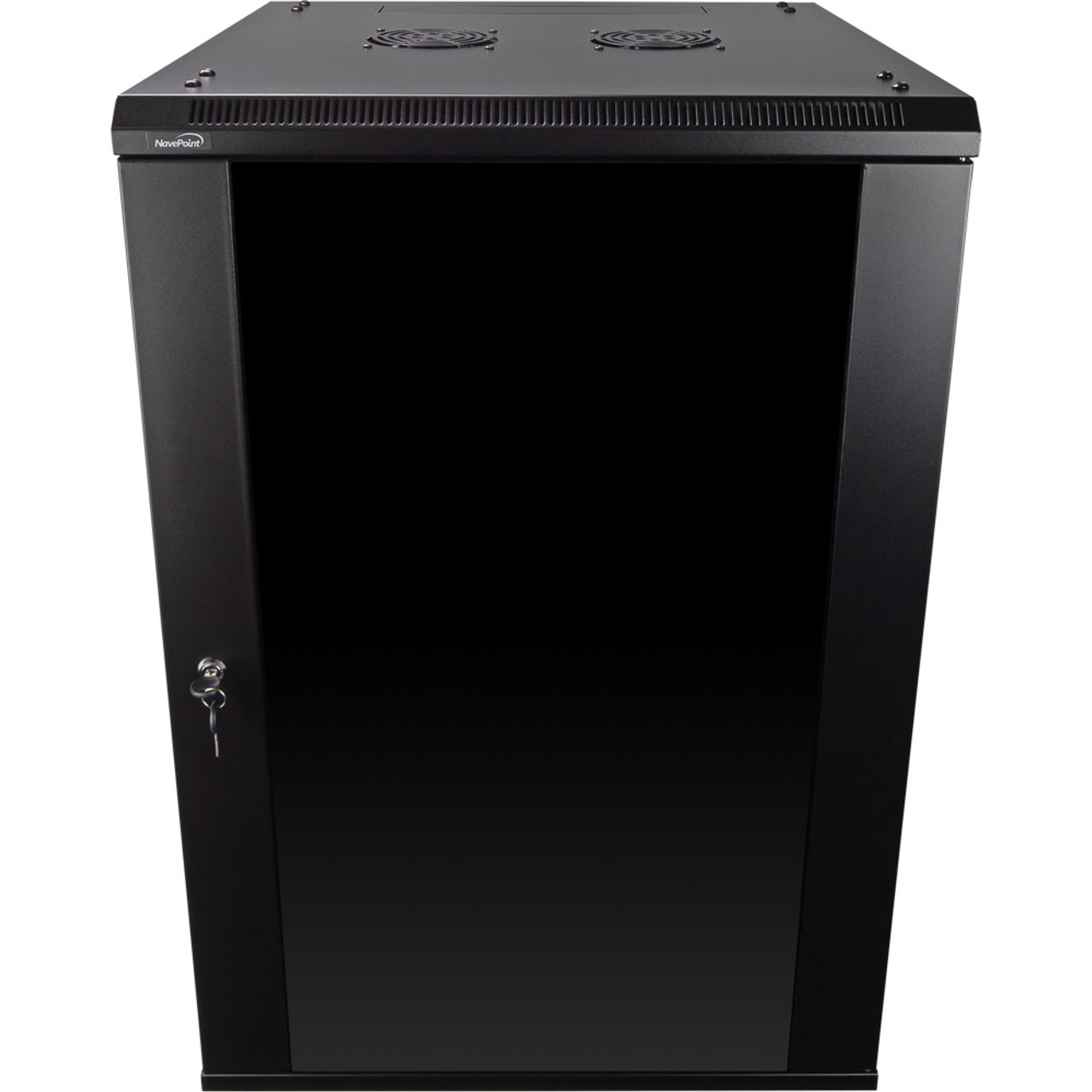 Allstrong Cabinet 18U 540x600 black glass front door 1 pair of rails included ALS-WM-185460 Allstrong Cabinet 18U 540x600 black glass front door 1 pair of rails included ALS-WM-185460