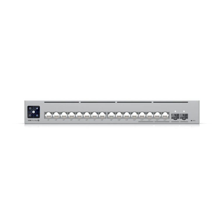 Ubiquiti UniFi 16-port Layer 3 Etherlighting switch 2.5 GbE USW-Pro-Max-16-POE 180W M RM POE++