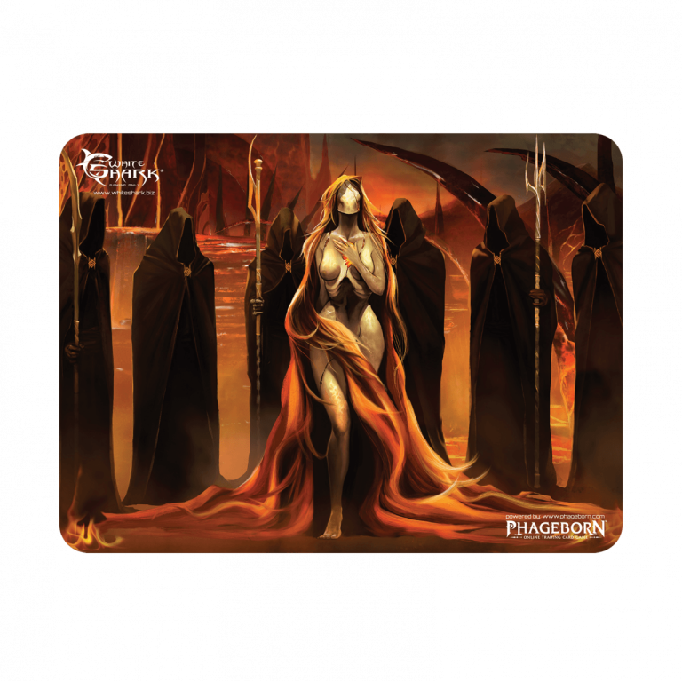 WHITE SHARK MOUSE PAD 40X30CM MP-1892 - FACELESS ORACLE