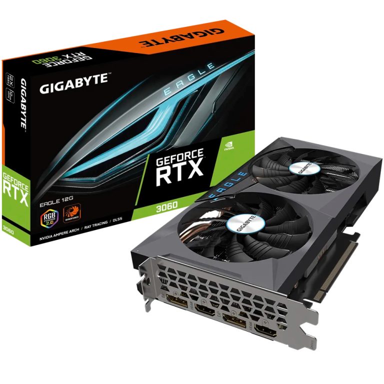 Gigabyte EAGLE PCIE RTX 3060 12GB 2.0 LHR GDDR6GV-N3060EAGLE-12GD 2.0
