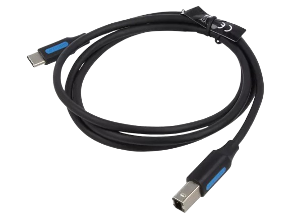 USB 2.0 printer cable male type C to male B 1 m CQUBF