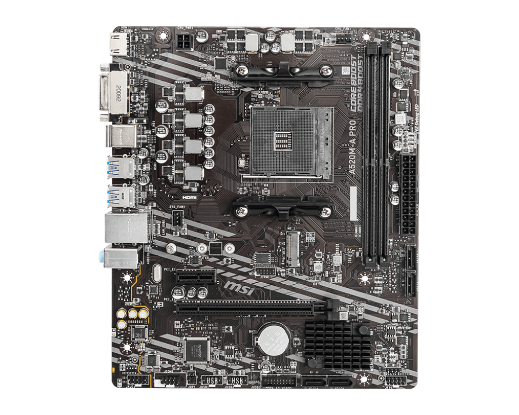 Motherboard AM4 MSI A520M-A PRO mATX 7C96-001R