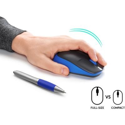 Logitech M190 optical Wireless Mouse Blue