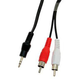 Cable SBOX 3.5mm M.->2 X RCA M. 2M DC-2RCA