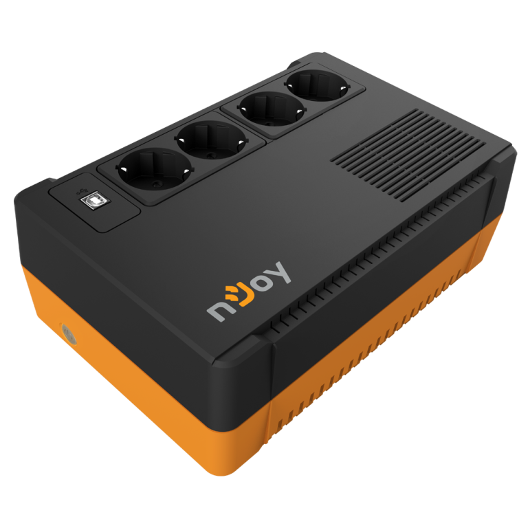 nJoy UPS Soter 600 600VA/360W 4xSchuko 1xUSB 1x5Ah PWUP-LI060SR-AZ01B