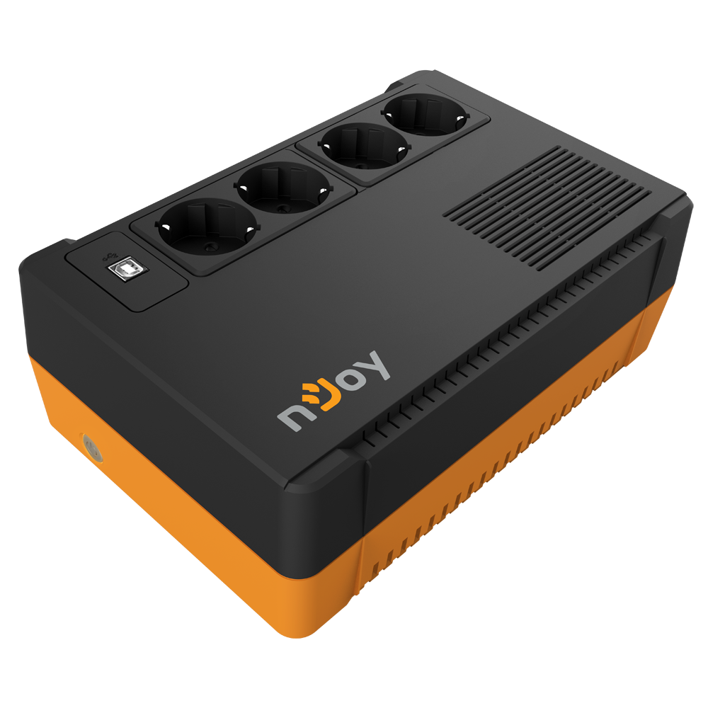 nJoy UPS Soter 600 600VA/360W 4xSchuko 1xUSB 1x5Ah PWUP-LI060SR-AZ01B