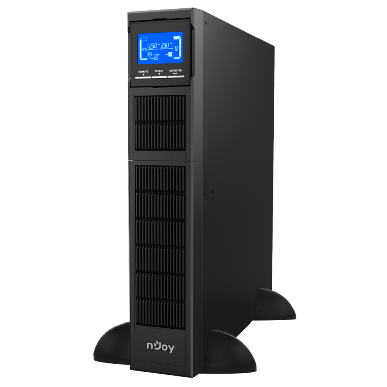 nJoy UPS Balder 3000VA/3KW Single Phase On-line Rack 2U/Convertible Pure Sine Wave 8xIEC C13  LCD Display UPCMCOP130HBAAZ01B