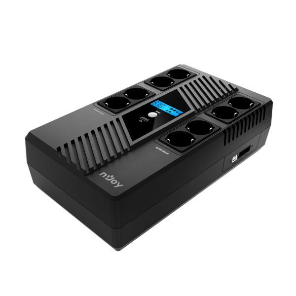 nJoy UPS Token 800 800VA/480W 4xSchuko 4xSchuko Surge Protection Rj45 Protection 1x9Ah UPCSBLS680TTOAZ01B