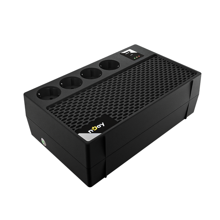 nJoy UPS Renton 650 PLUS 650VA/360W 4xSchuko 1xUSB Type-C 1XUSB-A 1x5Ah UPCSBLS665TRPCG01B