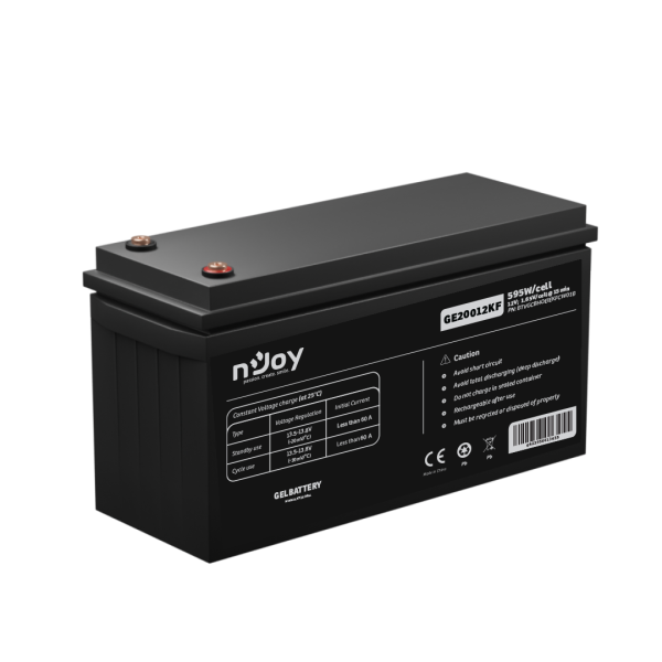 nJoy Gel battery 12v 200Ah T11 (m8) Copper Terminal BTVGCBHOEIEKFCW01B