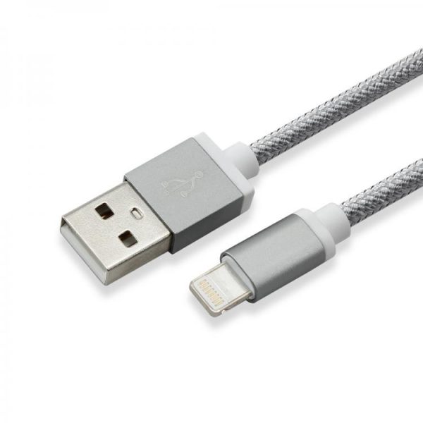 CABLE SBOX USB - iPh.7 M/M 1.5M Blister Gray