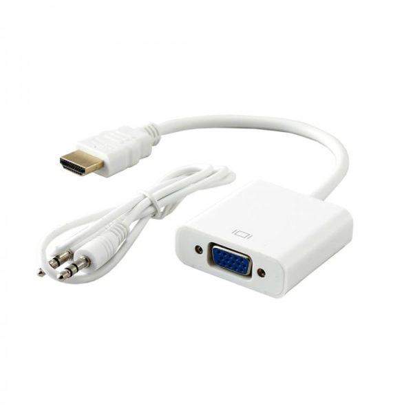 ADAPTER SBOX HDMI M. - VGA F. + AUDIO AD.HDMI-VGA+A