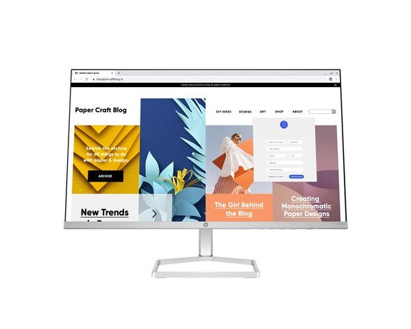 HP Monitor Series 5 524sw 23.8" FHD (1920x1080) 100Hz 16:9 1500:1 5ms 300 nits 178/178 1 HDMI 1 VGA HP Eye Ease White 94C21AA