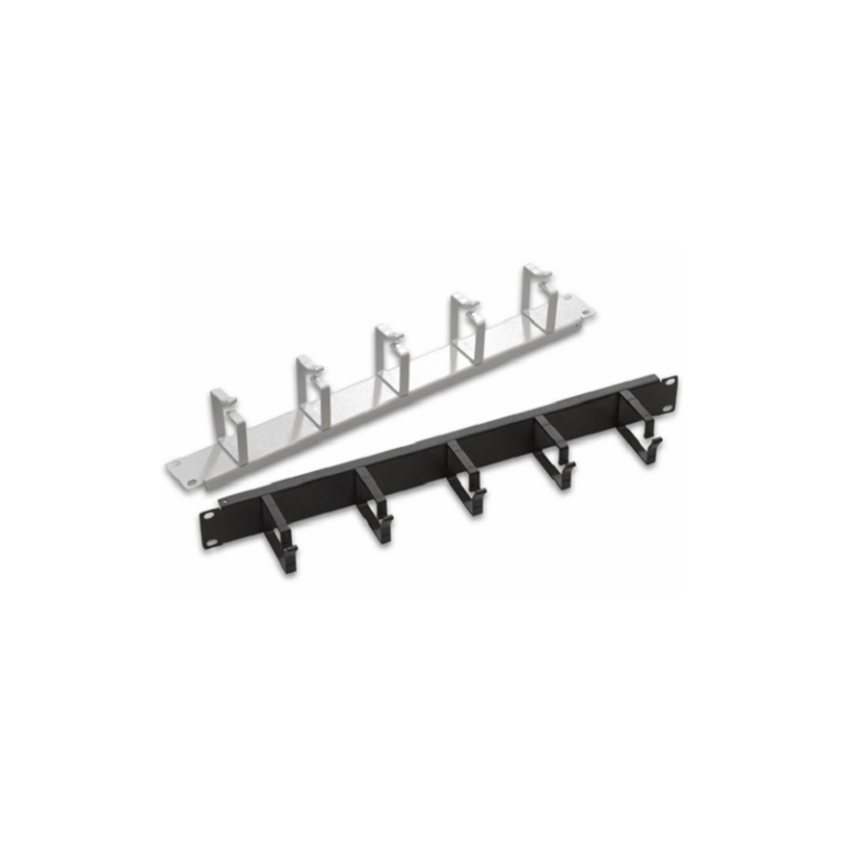 LANDE CABLE MANAGEMENT PANEL. 5 PLASTIC RINGS. BLACK LN-KDG-YKD-1UKN-BL