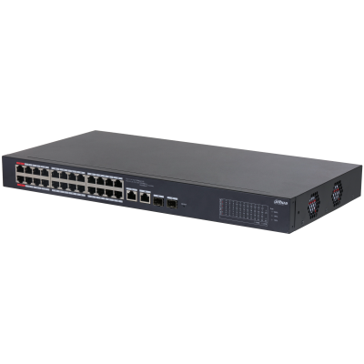 Dahau 26-Port Cloud Managed Desktop Switch with 24-Port PoE 240W DH-CS4226-24ET-240