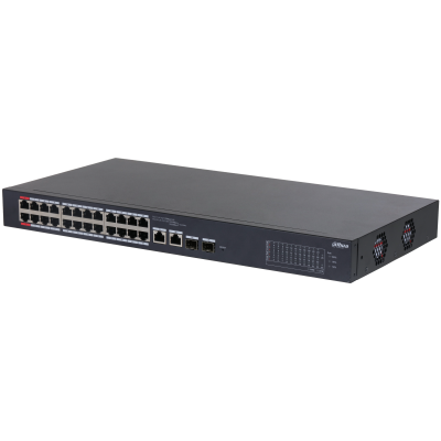Dahau 26-Port Cloud Managed Desktop Switch with 24-Port PoE 240W DH-CS4226-24ET-240