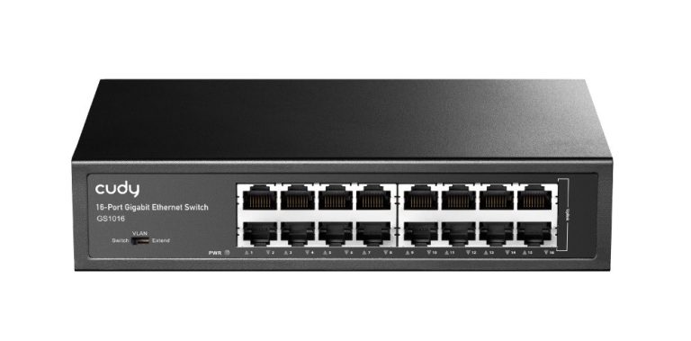 Cudy 16-Port Gigabit Ethernet Switch Rack-Mount GS1016