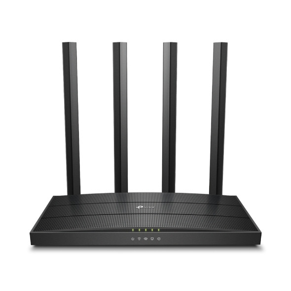 TP-Link Router Wi-Fi AC1900 Gigabit Dual Band 4 Antennas MU-MIMO 1300 Mbps on the 5 GHz band and 600 Mbps on the 2.4 GHz band