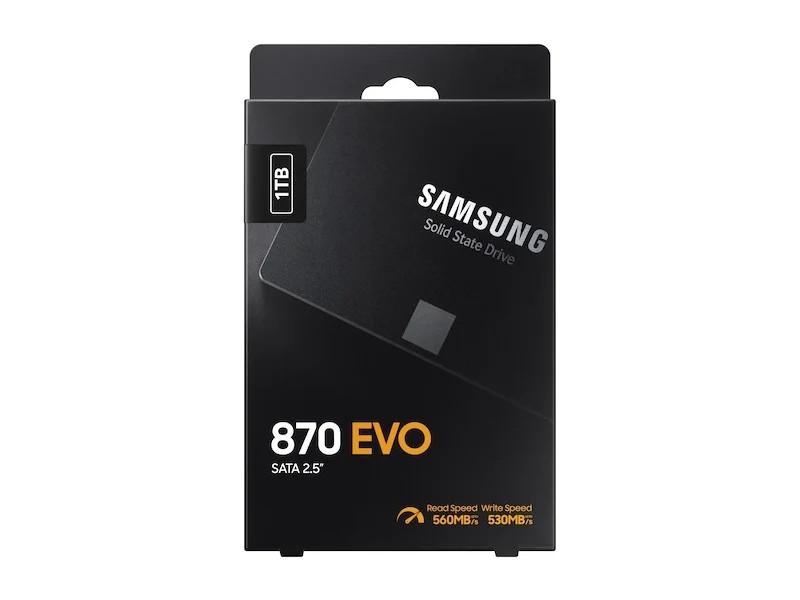 Samsung 870 EVO 1TB 2.5" Serial ATA III V-NAND MZ-77E1T0B/EU