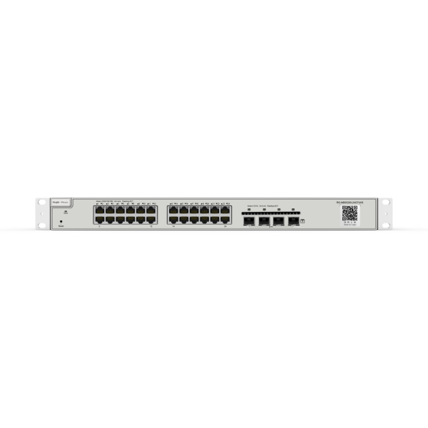 Rujie 24-port Gigabit Layer 3 Non-PoE Switch 4 SFP+ Uplink RG-NBS5200-24GT4XS