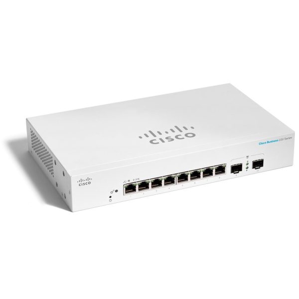 Cisco CBS220 Smart 8-port GE Ext PS 2x1G SFP CBS220-8T-E-2G-EU