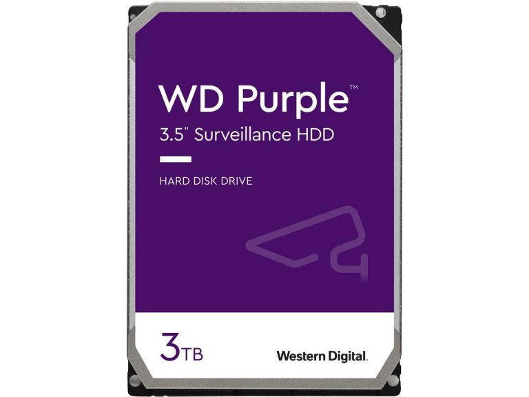 3TB WD WD30PURZ Purple Surveillance 5400RPM 64MB 24/7
