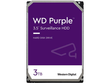 3TB WD WD30PURZ Purple Surveillance 5400RPM 64MB 24/7