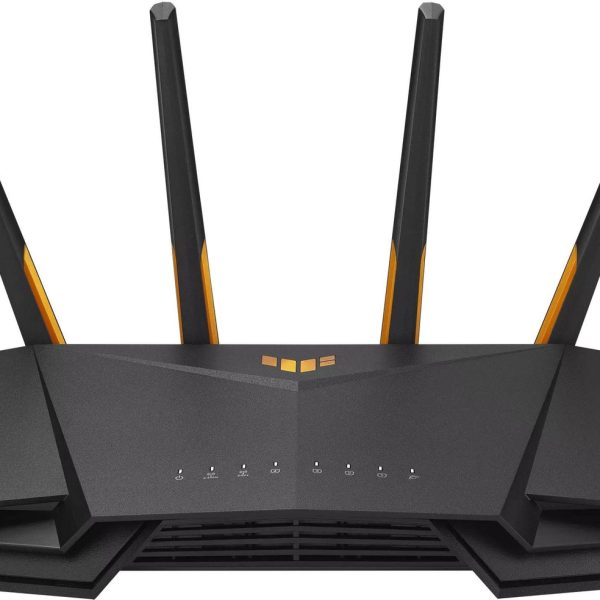 Asus TUF Gaming AX3000 V2 Dual Band WiFi 6 Gaming Router with Mobile Game Mode 3 steps port forwarding 2.5Gbps port AiMesh for mesh WiFi AiProtection Pro network security