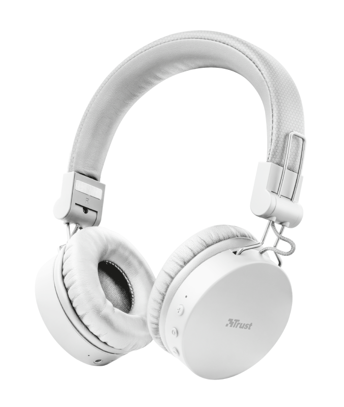 Trust Headphones Wireless Tones Bluetooth White 23909