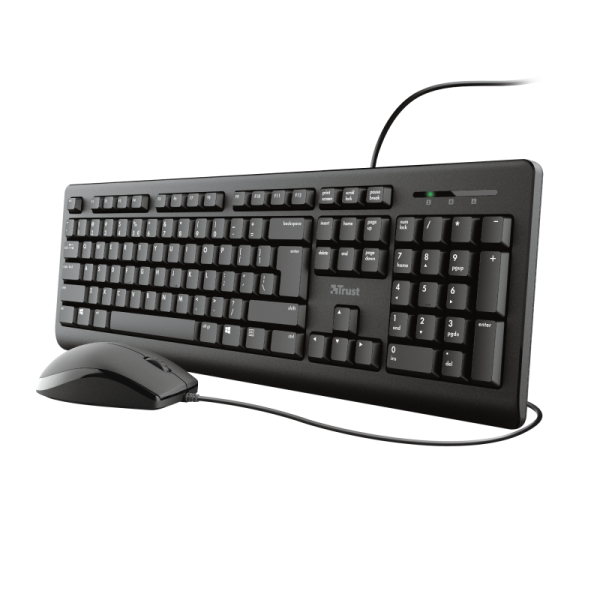 Trust Keyboard + Mouse Wired Primo 23970