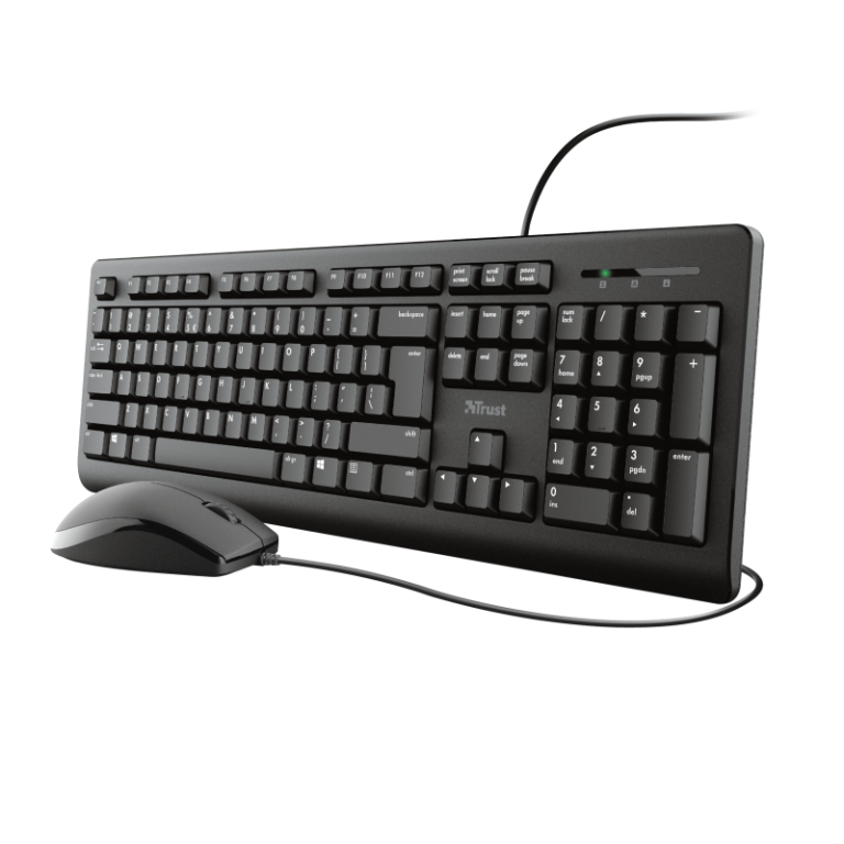 Trust Keyboard + Mouse Wired Primo 23970