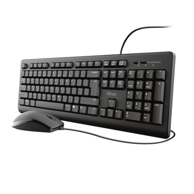 Trust Keyboard + Mouse Wired Primo 23970