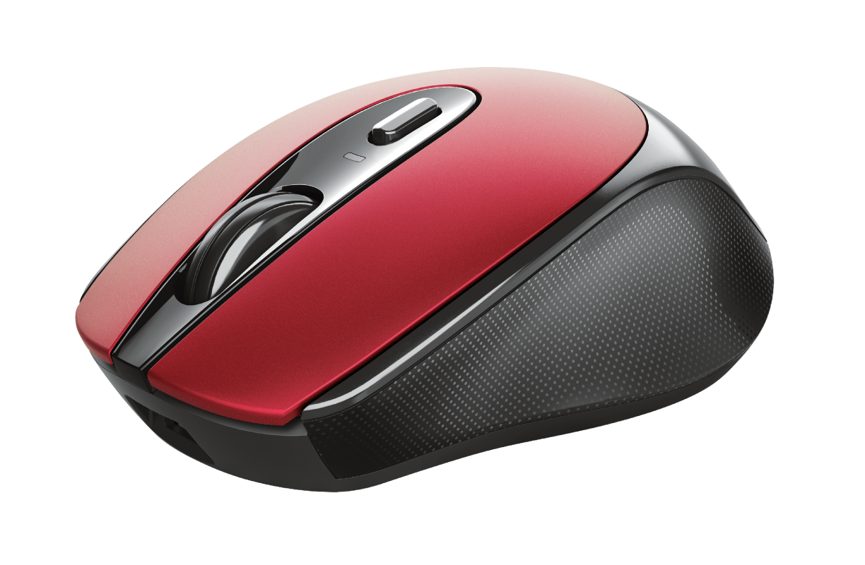 Trust ZAYA WRL RCHRGABLE MOUSE RED 24019 Trust ZAYA WRL RCHRGABLE MOUSE RED 24019