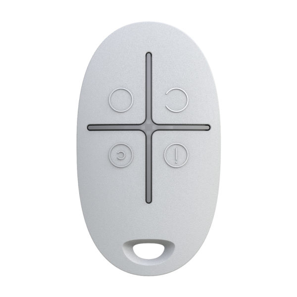 AJAX SpaceControl WHITE key fob for controlling security modes