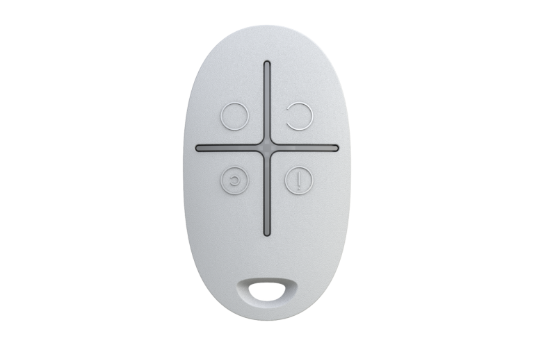 AJAX SpaceControl WHITE key fob for controlling security modes